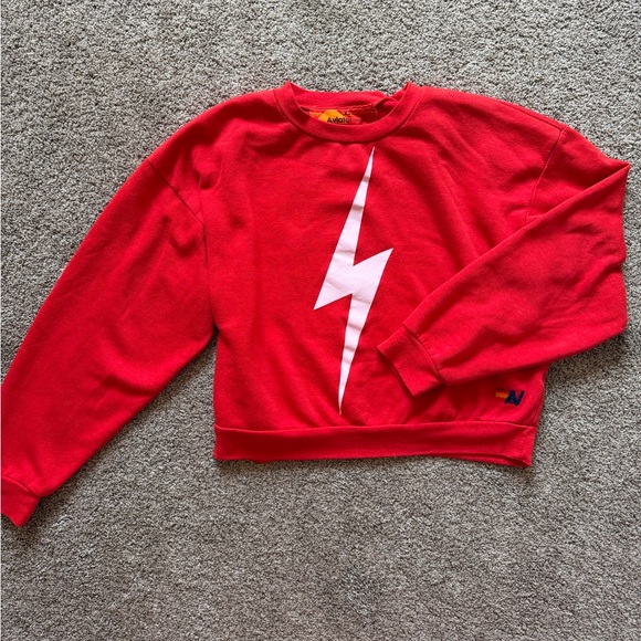 Aviator Nation Tops - Aviator Nation lightning bolt crewneck